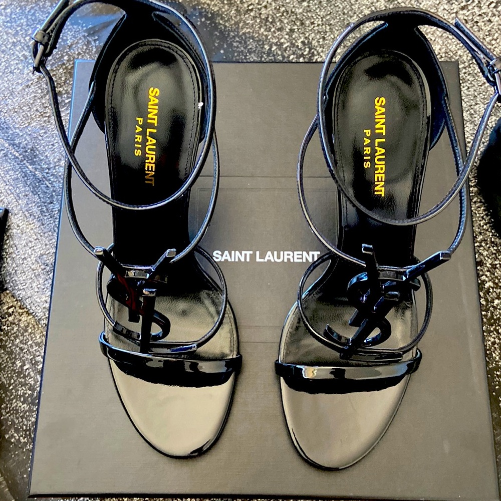 Saint Laurent Vernice Sandal With Box And Dustbags.